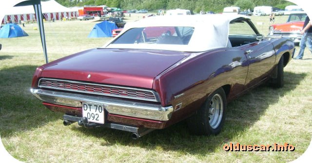 1971 Ford Torino GT Convertible Coupe back